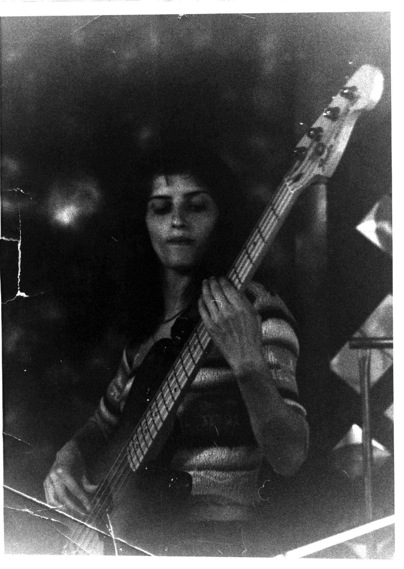 Lesley Bellestar- my first student-great bassist and successful pop star